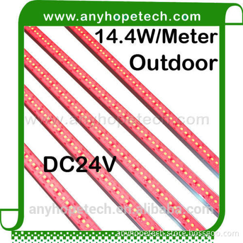 High precision 180leds 14.4W per Meter led light bar dc 24v